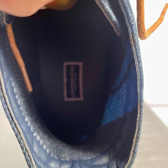 LONDON FOG BELMONT HOOT IN NAVY/COGNAC SIZE 9M NWT - Picture 6 of 7